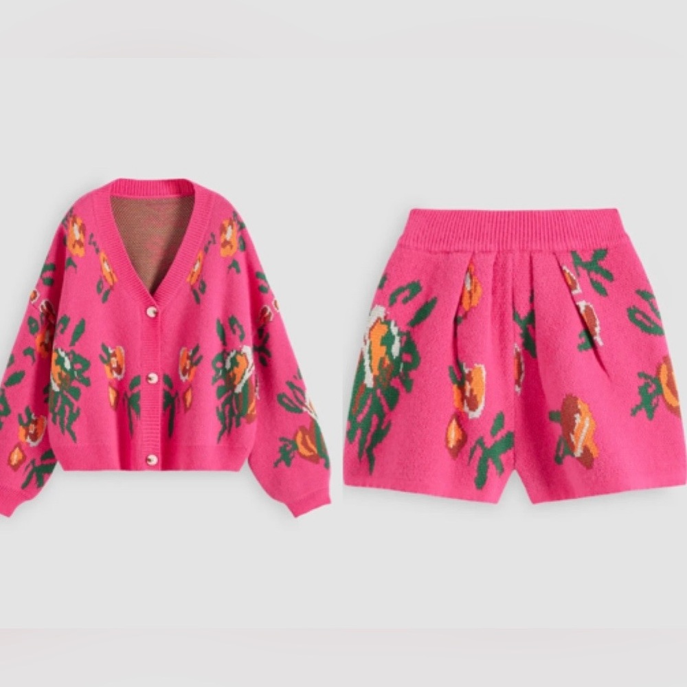 💕Pink Floral Pattern Set🌸